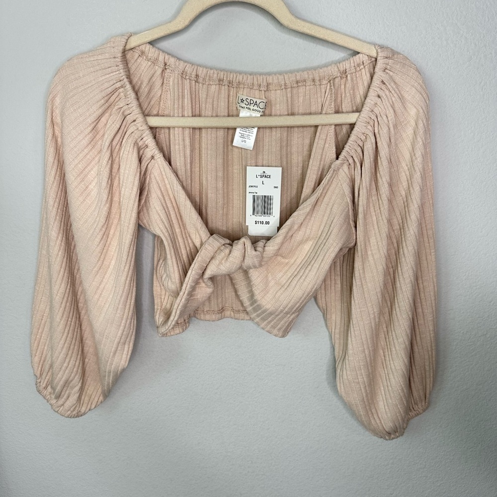 Nwt L*Space Jemma Front Crossover Top Size Large - image 3